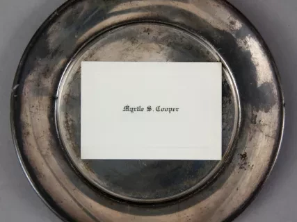 Tray, Calling Card