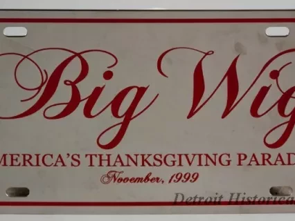 Plate, License