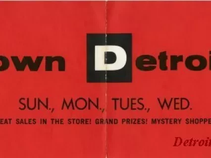 Sign - Downtown Detroit Days