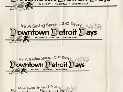 Sign - Downtown Detroit Days
