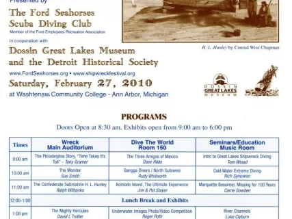 Program - Great Lakes Shipwreck Festival