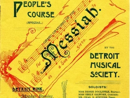 Program, Theater - Messiah