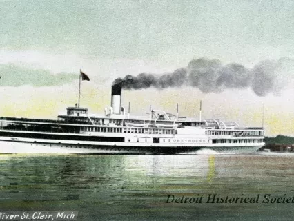 Postcard - On River St. Clair, Mich.
