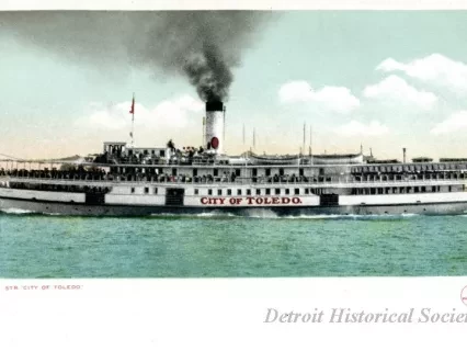 Postcard - 7656.  Str. City of Toledo