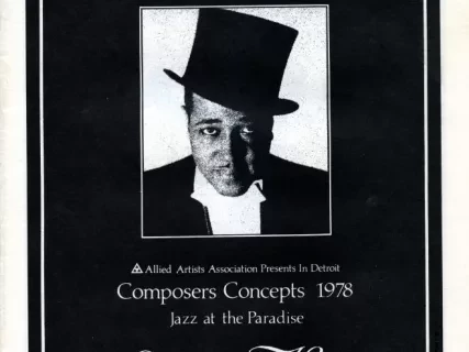 Program - Composers Concepts 1978
Jazz at the Paradise