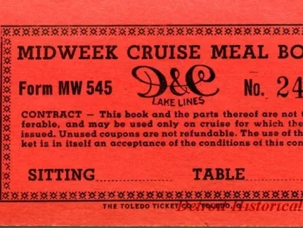 Booklet - Midweek Cruise Meal Book