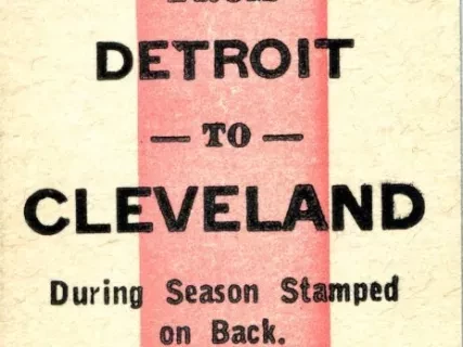 Ticket, Transportation - D&C Lake Lines