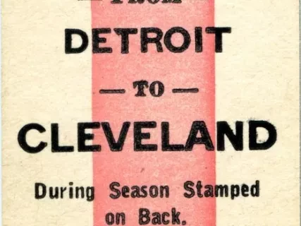 Ticket, Transportation - D&C Lake Lines