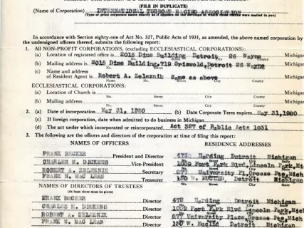 Report, Annual - Michigan Annual Report
Non-Profit Corporations - 1951