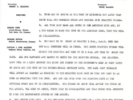 Rules - 1952 Rules