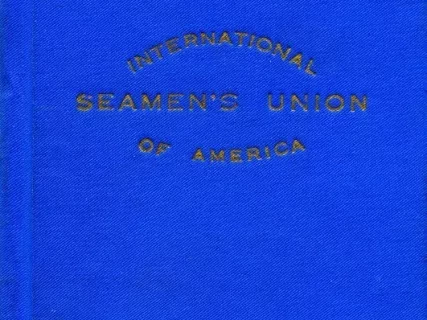 Certificate, Membership - International Seamen's Union of America
Deck Department