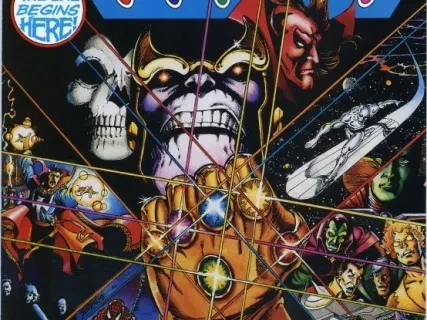 Book, Comic - The Infinity Gauntlet #1