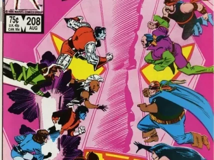 Book, Comic - The Uncanny X-Men #208