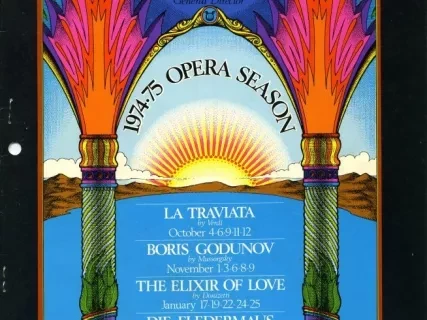 Program, Theater - Michigan Opera Theatre
1974-75 Opera Season
Music Hall