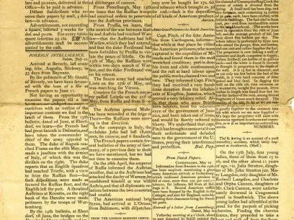 Newspaper - Michigan Essay:
or the Impartial Observer