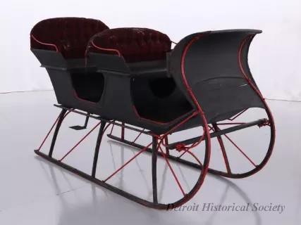 Sleigh - c. 1900 Four-Seater Cutter Sleigh