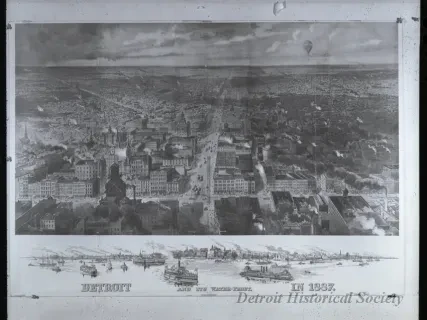 Negative, Film - Detroit and Its Water-Front, in 1887.