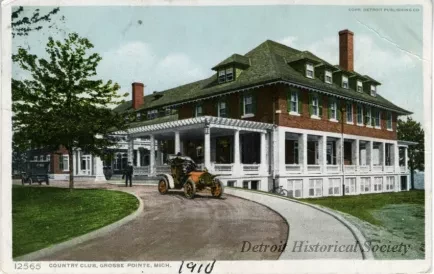 Postcard - Country Club, Grosse Pointe, Mich.