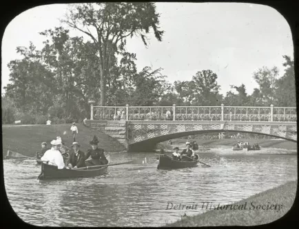 Transparency, Lantern-slide - Bridge - Belle Isle
