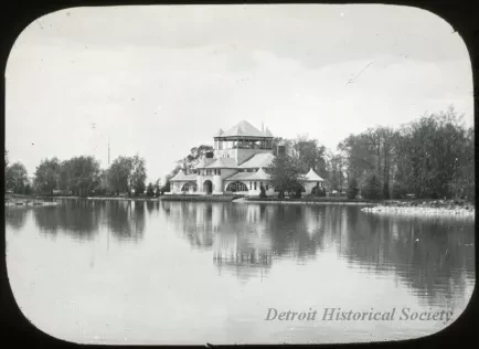 Transparency, Lantern-slide - Pavilion, Belle Isle, Detroit