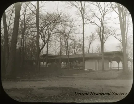 Transparency, Lantern-slide - Drive and Shelter, Belle Isle - Detroit