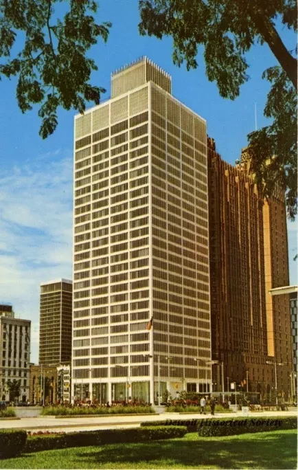 Postcard - Michigan Consolidated Gas Company Building