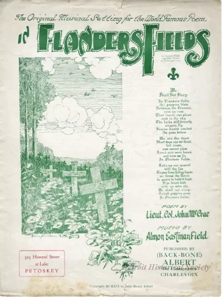 Music, Sheet - In Flanders Fields