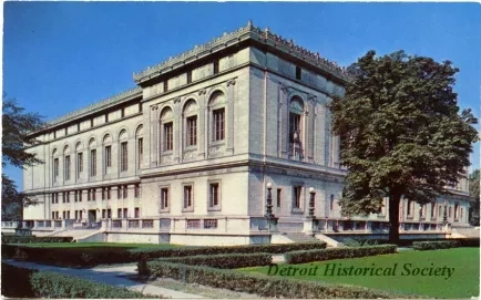 Postcard - The Detroit Public Library - The Detroit Public Library