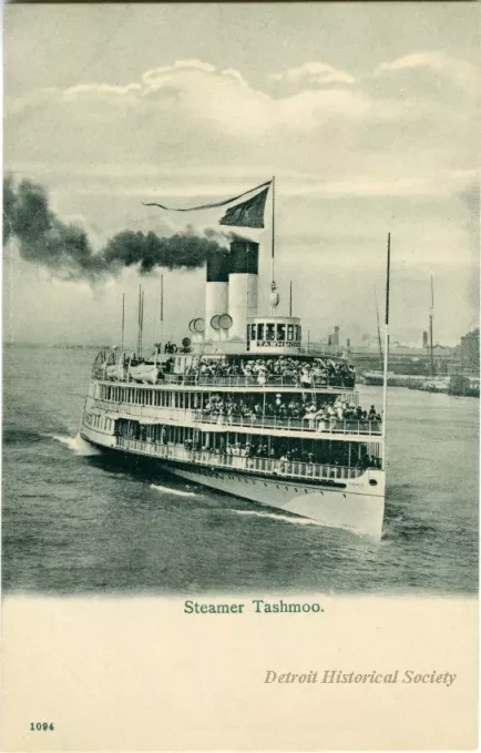 Postcard - Steamer Tashmoo.