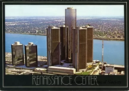 Postcard - Renaissance Center