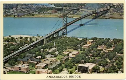 Postcard - Ambassador Bridge - Ambassador Bridge