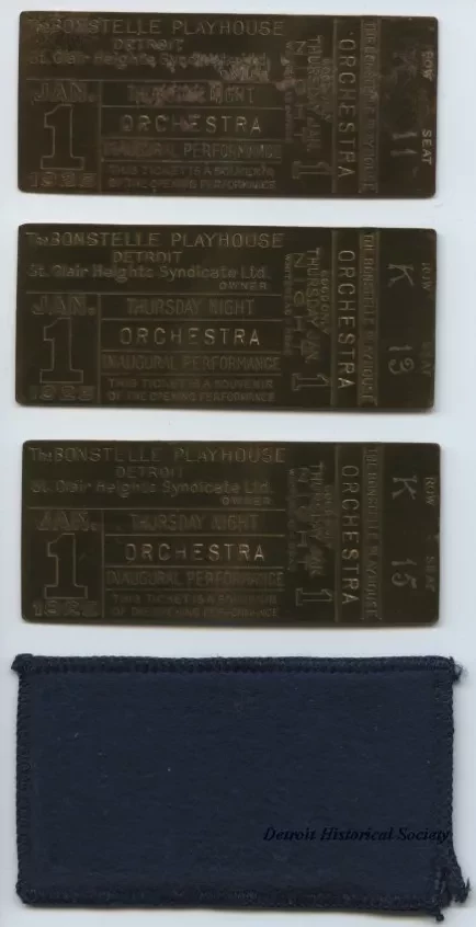 Ticket - The Bonstelle Playhouse