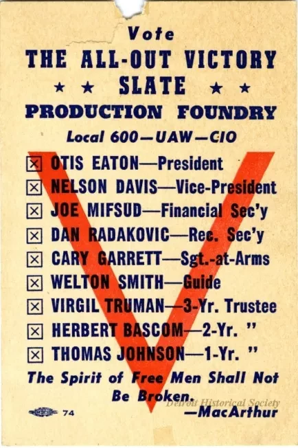 Card, Political