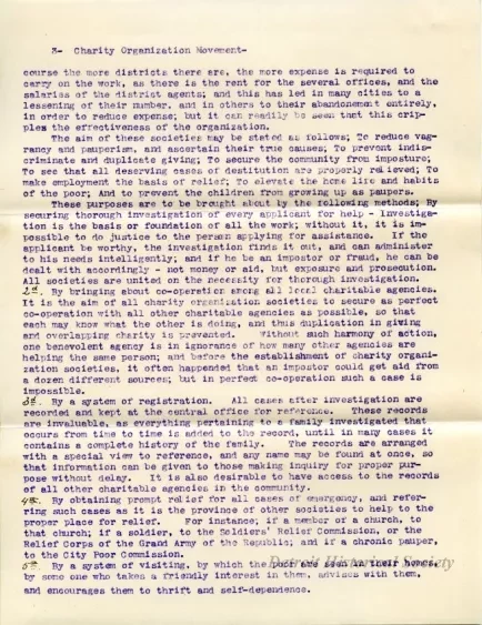 Letter - Detroit Association of Charities