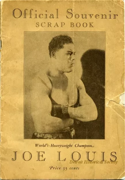 Booklet - Official Souvenir Scrap Book 
World's Heavyweight Champion, Joe Louis