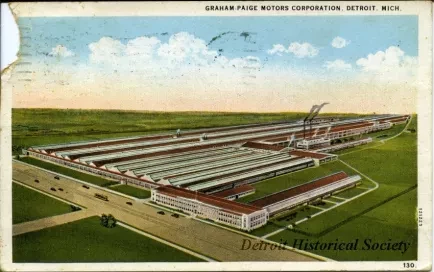 Postcard - Graham-Paige Motors Corporation, Detroit Mich.