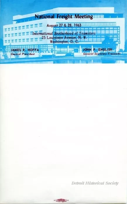 Paper, Letterhead - International Brotherhood of Teamsters
Chauffeurs, Warehousemen & Helpers of America