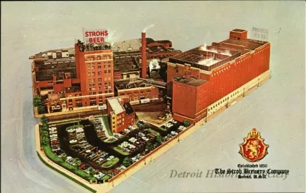 Postcard - Established 1859, The Stroh Brewery Company, Detroit U.S.A.