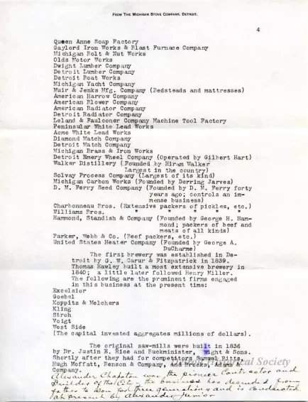 Letter - The Michigan Stove Company