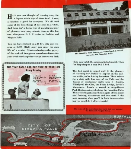 Brochure - D&C, All-Expense Trip to Niagara Falls & Return
