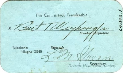 Card, Membership