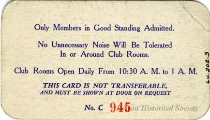 Card, Membership