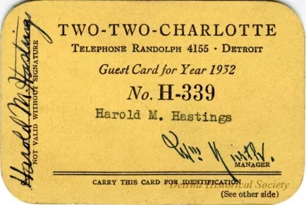 Card, Membership