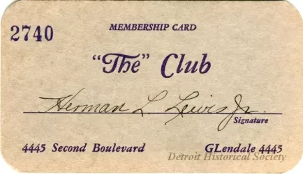 Card, Membership