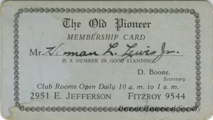 Card, Membership