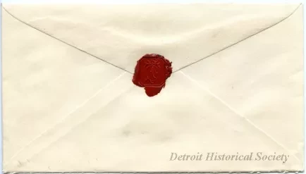 Envelope - Hebrew Homes and Charities in Detroit