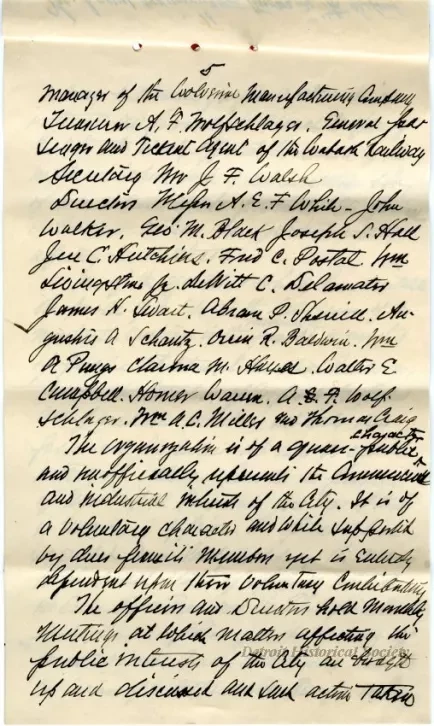 Letter - The Chamber of Commerce