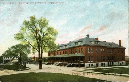 Postcard - Company's Quarter, Fort Wayne, Detroit, Mich.