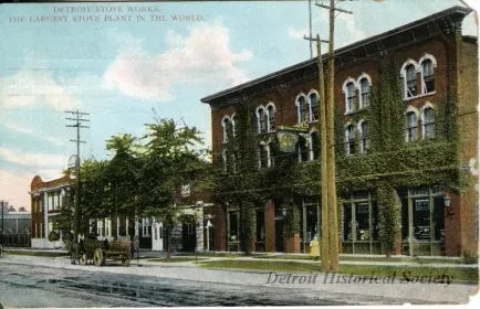 Postcard - Detroit Stove Works. The Largest Stove Plant in the World.