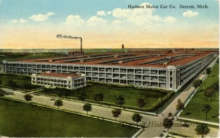 Postcard - Hudson Motor Car Co. Detroit, Mich.
